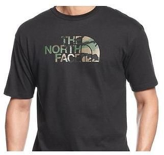 The North Face Half Dome T-Shirt Black/Camo Men's Small, Medium, Large BNWT!