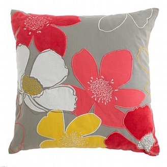 Betty Jackson Multi coloured anemone cushion