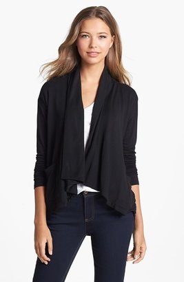 Kensie Draped French Terry Jacket