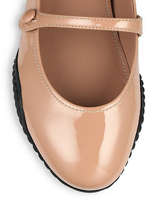 Prada Patent Leather Mary Jane Ballet Flats