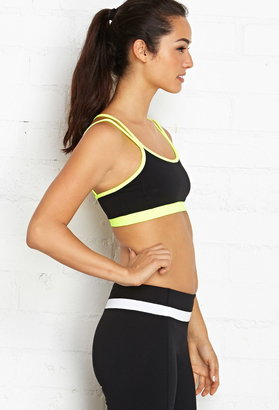 Forever 21 FOREVER21 ACTIVE Medium Impact - Cutout Back Sports Bra