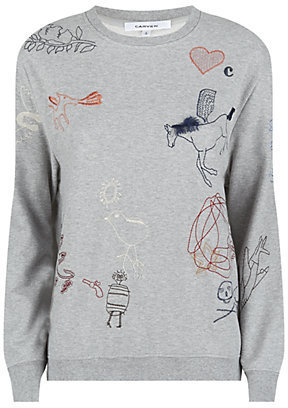 Carven Embroidered Sweatshirt