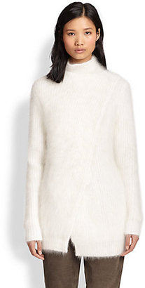 3.1 Phillip Lim Ribbed Wool & Angora Wrap-Effect Sweater
