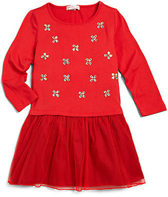 Design History Toddler's & Little Girl's Embellished Tulle Dress