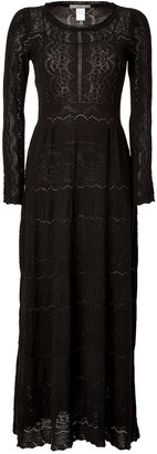 Alberta Ferretti Wool Dress in Black