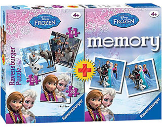 Ravensburger Disney Frozen Puzzle & Memory Game Pack