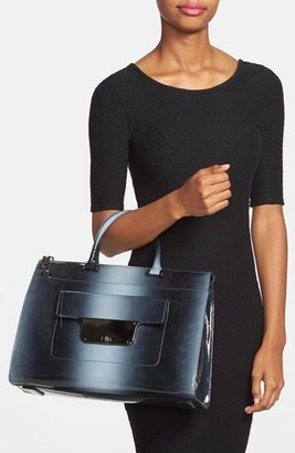 Milly 'Large Piper' Patent Leather Tote