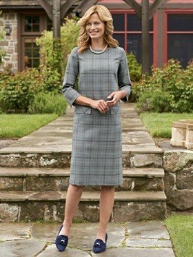 Pendleton Stitched Worsted Plaid Brentwood Dress