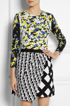 Peter Pilotto for Target Printed cotton-blend jersey top