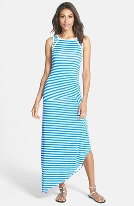 Tart 'Rosa' Stripe Asymmetrical Jersey Maxi Dress