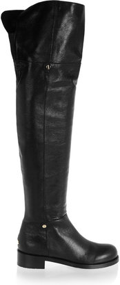 Jimmy Choo Deron Polished Leather Over-the-Knee Boots