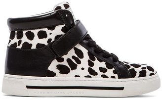Marc by Marc Jacobs Cute Kicks 10mm Lace Up Sneakers with Calf Fur