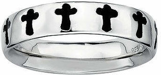 Silver Cross Personally Stackable Sterling Stackable Ring Family