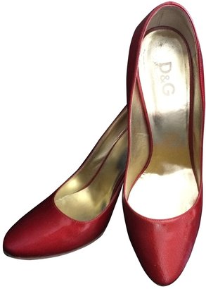 D&G 1024 D&G Red Leather Heels