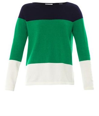 Equipment Josephine colour-block knit sweater