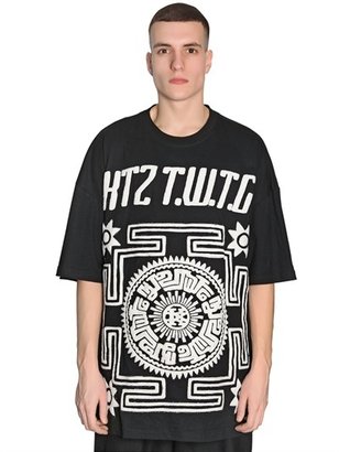 Kokon To Zai Terrycloth On Cotton Jersey T-Shirt