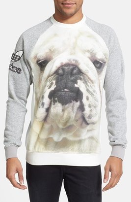 adidas 'Bulldog' French Terry Crewneck Sweatshirt