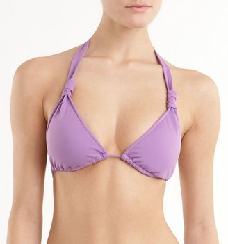 Kirra Solid Knotted Triangle Top