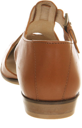 Office Kamper Flat Weave Shoe Tan Leather