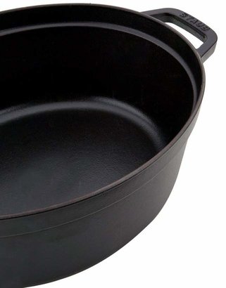 Staub Black Oval Casserole Dish (31cm)
