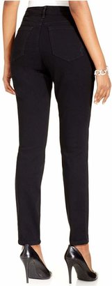 Style&Co. Curvy-Fit Skinny Jeans, Black Wash