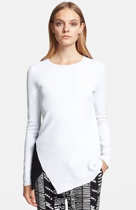 Proenza Schouler Asymmetrical Colorblock Sweater
