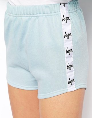 Hype Shorts With Tape Logo Detail