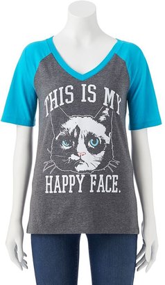 Fifth Sun this is my happy face cat tee - juniors
