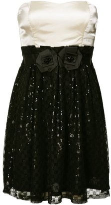 Charlotte Russe Sequin Rosette Dress