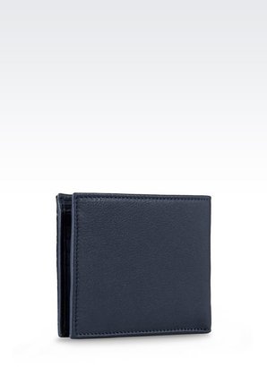 Emporio Armani Bi-Fold Wallet In Calfskin