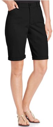 NYDJ Briella Cuffed Colored Bermuda Shorts