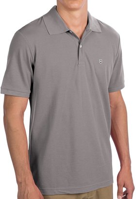 Swiss Army 566 Victorinox Swiss Army Strauss Polo Shirt - Cotton Blend, Short Sleeve (For Men)