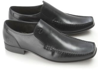 Ikon Black morton loafers moccs shoes