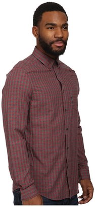Ben Sherman Long Sleeve Houndstooth Gingham Check Woven MA10875A