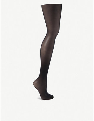 Wolford Women's Black Individual 10 Nylon-Blend Tights, Size: XS