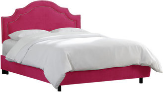 Skyline Furniture Bedford Bed, Sangria Velvet