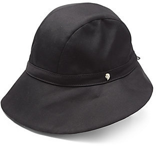 Helen Kaminski Laguna Leather-Trimmed Canvas Hat