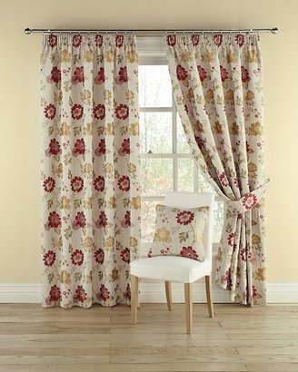 Montgomery Forget me not red curtains 228 x 228