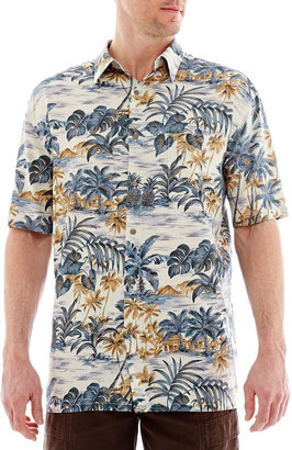 JCPenney Island Shores™ Short-Sleeve Button-Front Shirt