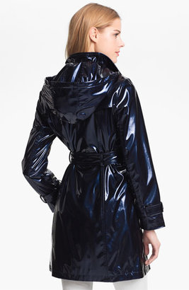 Ellen Tracy Pearlized Trench Coat (Petite) (Online Only)