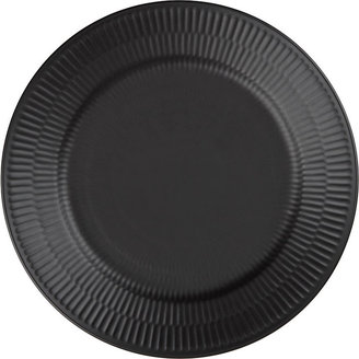 Royal Copenhagen Black Fluted Salad Plate-BLACK