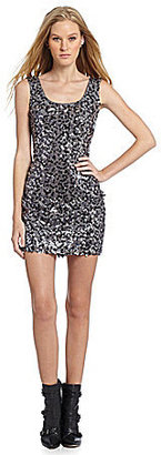 GUESS Sequined Sheath Dress