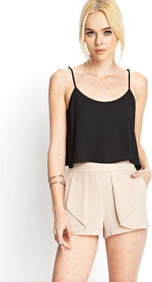 Forever 21 Soft Woven Origami Shorts