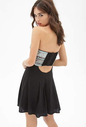 Forever 21 Sequined Combo Dress