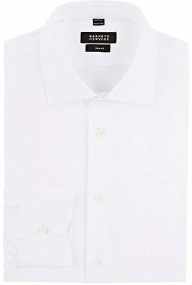 Barneys New York Men's Cotton Broadcloth Trim Shirt - White