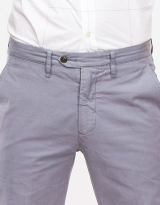 Todd Snyder Tab Front Trouser Chino In Fog