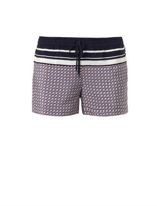 Vince Star-print silk shorts