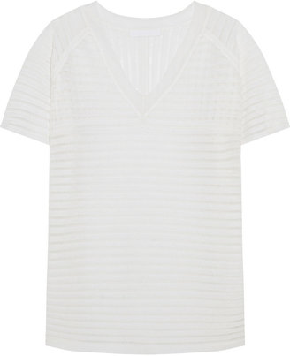 Alexander Wang Ribbed cotton-blend t-shirt