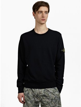 Stone Island Men’s Navy Cotton Sweatshirt