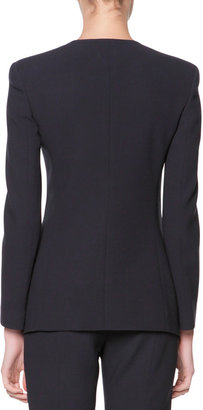 Giorgio Armani Iconic One-Lapel Jacket Pantsuit, Two-Piece Set